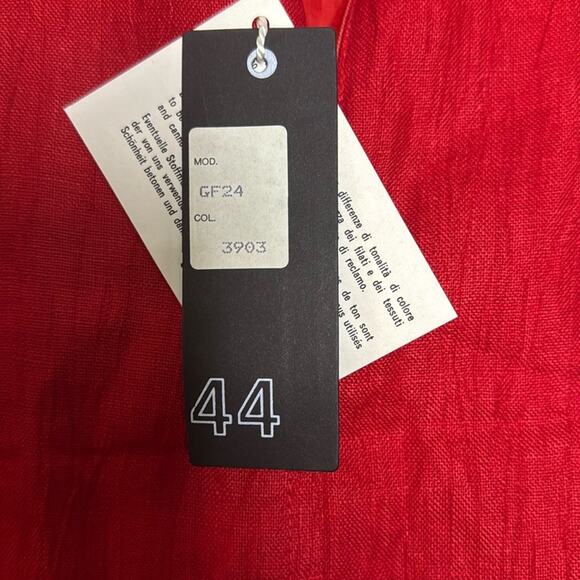 Vintage NWT Umberto Ginocchietti Women's Red Pencil Skirt - Picture 6 of 6